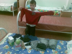 orphans at the hospital 300x225 Belarus    Hospital Ministry, Providing Food