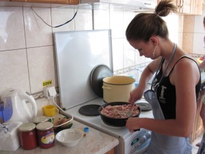 cooking at stankovo 300x225 Life Giving Ministry in Belarus
