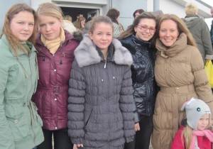 Olga and orphan girls near  300x210 The Flow of Gods Love